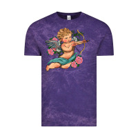 Cloud Purple cupid valentine's day Vintage Tee - RanaPortraitStore