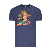 Vintage Denim cupid valentine's day Vintage Tee - RanaPortraitStore