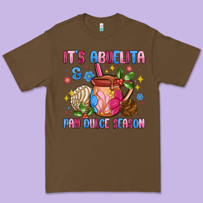 Its Abuelita And Pan Dulce Season Premium Tee Designed By Maliassmallbusiness