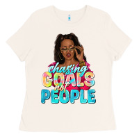 Bone chasing goals not people Ladies Tee - NancyCooperArtShop