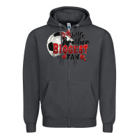 Smoke little brother biggest fan soccer Zipper Hoodie - FaDigitalArtStudio