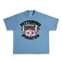Pebble Blue Pittsburg Pirates Urban Heavy Tee - Bettercallsaul