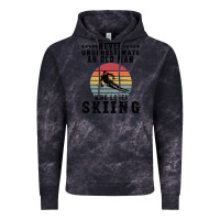 Cloud Black Never Underestimate An Old Man Who Loves Skiing Vintage Hoodie - Bettercallsaul