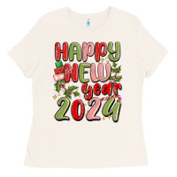 Bone happy new year 2024 Ladies Tee - MaliasSmallBusiness