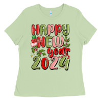 Matcha happy new year 2024 Ladies Tee - MaliasSmallBusiness