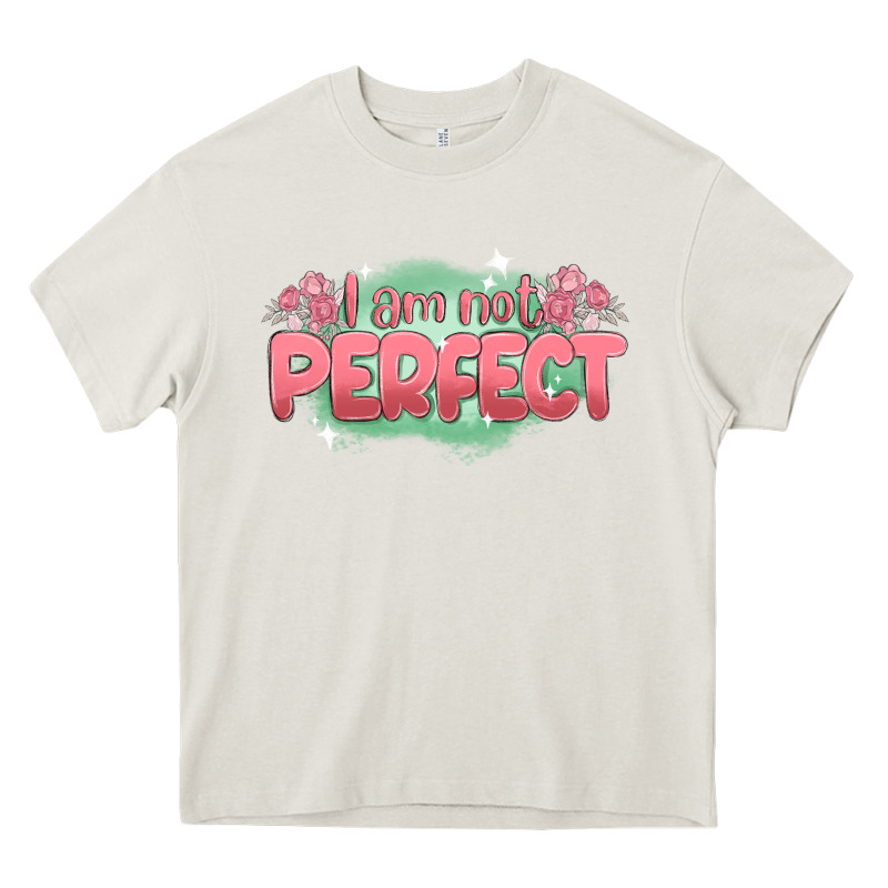 I Am Not Perfect Heavy Core Tee by MaliasSmallBusiness | Teevron