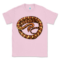 Bubblegum Pink Corn Snake Illustrations Classic Tee - LillyAllenDesigns
