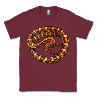 Burgundy Corn Snake Illustrations Classic Tee - LillyAllenDesigns