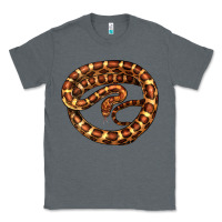 Charcoal Heather Corn Snake Illustrations Classic Tee - LillyAllenDesigns