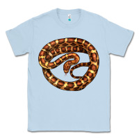 Dusty Blue Corn Snake Illustrations Classic Tee - LillyAllenDesigns