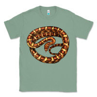 Sage Corn Snake Illustrations Classic Tee - LillyAllenDesigns