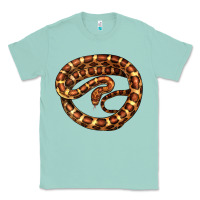 Seafoam Corn Snake Illustrations Classic Tee - LillyAllenDesigns