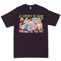 Plum id rather be home finishing my tbr pile Premium Tee - MaliasSmallBusiness
