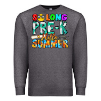 Charcoal Heather So Long Pre K Hello Summer Premium Sweatshirt - CowhideDigitalArt