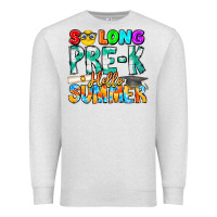 Oatmeal Heather So Long Pre K Hello Summer Premium Sweatshirt - CowhideDigitalArt