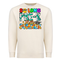Sandshell So Long Pre K Hello Summer Premium Sweatshirt - CowhideDigitalArt