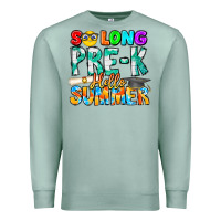 Seafoam So Long Pre K Hello Summer Premium Sweatshirt - CowhideDigitalArt