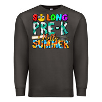 Smoke So Long Pre K Hello Summer Premium Sweatshirt - CowhideDigitalArt