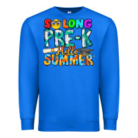 True Royal So Long Pre K Hello Summer Premium Sweatshirt - CowhideDigitalArt