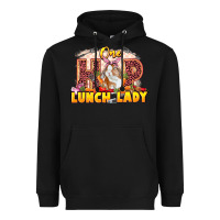 Black One hip lunch lady Easter Day Heavyweight Hoodie - LillyAllenDesigns
