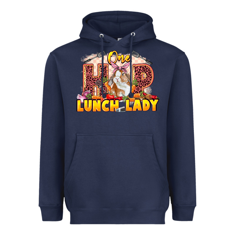 One Hip Lunch Lady Easter Day Heavyweight Hoodie by LillyAllenDesigns | Teevron