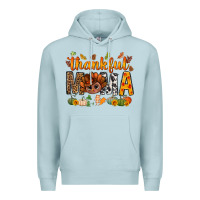 Blue Mist thankful mama and turkey bbs Premium Hoodie - BundleAndBundleShop