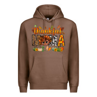 Chestnut thankful mama and turkey bbs Premium Hoodie - BundleAndBundleShop