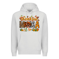 Dove Grey thankful mama and turkey bbs Premium Hoodie - BundleAndBundleShop