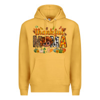 Mustard thankful mama and turkey bbs Premium Hoodie - BundleAndBundleShop
