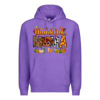 Purple thankful mama and turkey bbs Premium Hoodie - BundleAndBundleShop