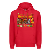 Red thankful mama and turkey bbs Premium Hoodie - BundleAndBundleShop