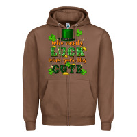Chestnut who needs luck when youre this cute st patricks Zipper Hoodie - FaDigitalArtStudio