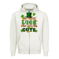 Who Needs Luck When Youre This Cute St Patricks Zipper Hoodie | Teevron