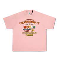 Salmon Never Underestimate A Nurse Urban Heavy Tee - Bettercallsaul