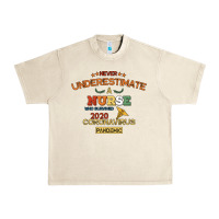 Sandshell Never Underestimate A Nurse Urban Heavy Tee - Bettercallsaul