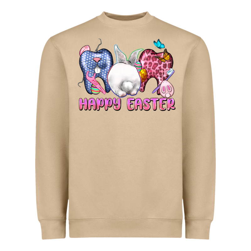 Happy Easter Dental Easter Day Heavyweight Sweatshirt by CowGirlArtShop | Teevron