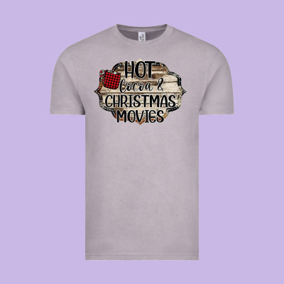 Hot Cocoa And Christmas Movies Vintage Tee Designed By Bettercallsaul