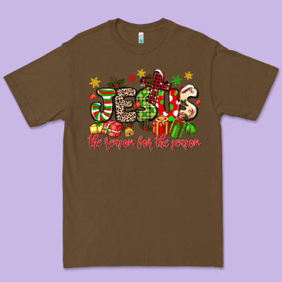 Jesus The Reason For The Season Premium Tee Designed By Maliassmallbusiness