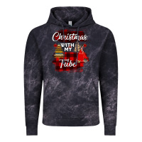 Cloud Black Christmas With My Tribe Vintage Hoodie - Bettercallsaul
