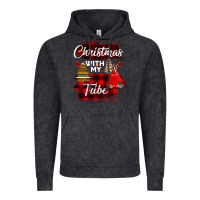 Vintage Black Christmas With My Tribe Vintage Hoodie - Bettercallsaul