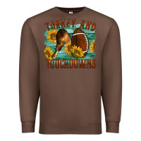Chestnut Turkey And Touchdowns Premium Sweatshirt - LillyAllenDesigns