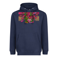 Navy Stuck On You Heavyweight Hoodie - CowhideDigitalArt