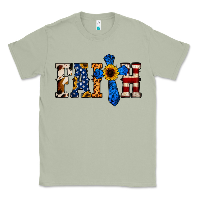 Faith  Th Of July Cross Classic Tee by Jasminsmagicworld | Teevron