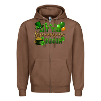 Chestnut Let the shenanigans begin St. Patricks Day Zipper Hoodie - FaDigitalArtStudio