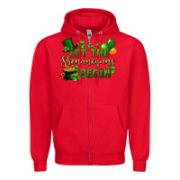 Red Let the shenanigans begin St. Patricks Day Zipper Hoodie - FaDigitalArtStudio