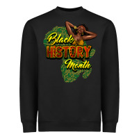 Black Black History Month Heavyweight Sweatshirt - HowdyJamesFarm