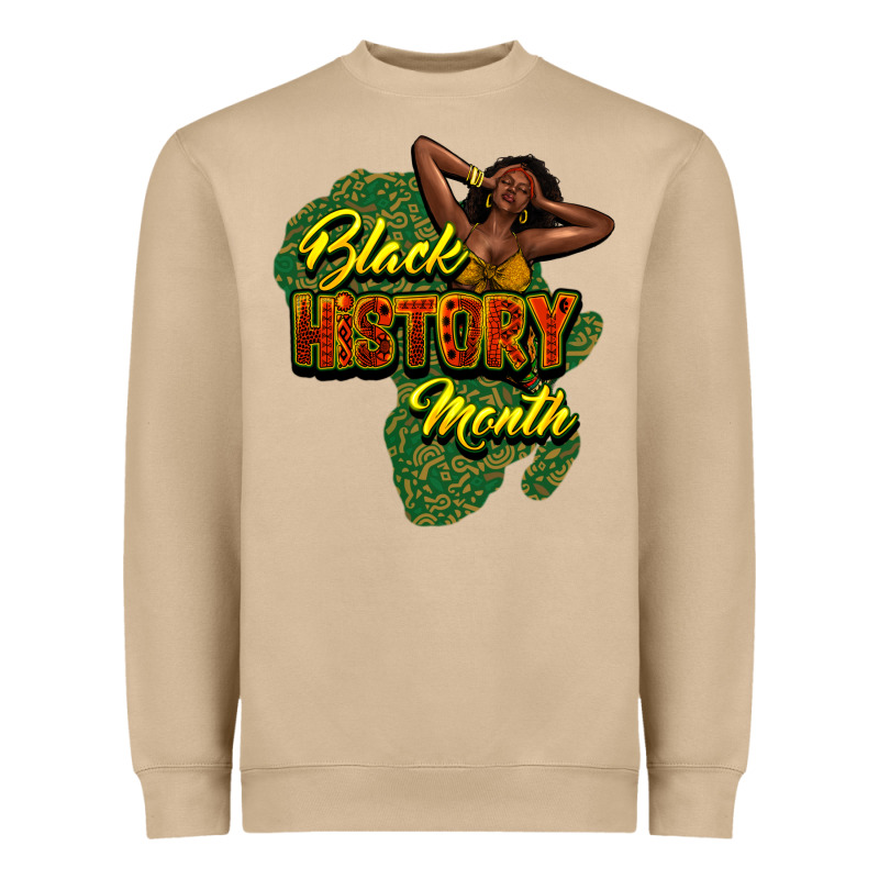 Black History Month Heavyweight Sweatshirt by HowdyJamesFarm | Teevron