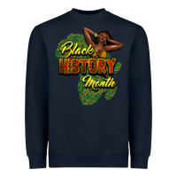 Navy Black History Month Heavyweight Sweatshirt - HowdyJamesFarm
