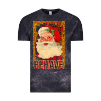 Cloud Black Santa Behave Vintage Tee - Bettercallsaul