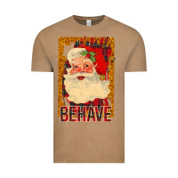 Vintage Coffee Santa Behave Vintage Tee - Bettercallsaul